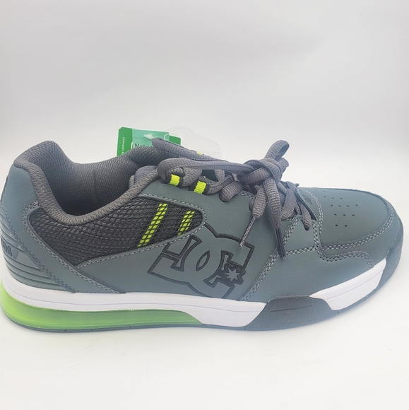 Dc Shoes Versatile Gray Neon Green Mens 